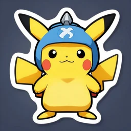 cute miss mascot ohmassacre ohmassacre eelektross pokemon sticker art, cronobreaker, beeple game icon