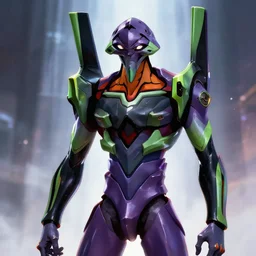 evangelion, in the style of wlop, illustration, epic, fantasy, hyper detailed, smooth, unreal engine, sharp focus, ray tracing