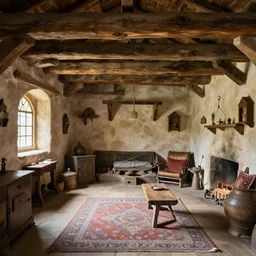medieval cottage interior