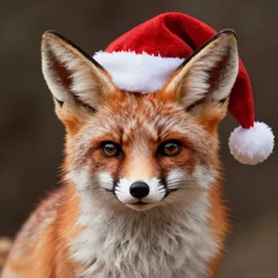 portrait fennec fox animal, wearing a santa hat, fantasy, intricate, very very beautiful, elegant, highly detailed, digital painting, artstation, concept art, smooth, sharp focus, illustration, art by tian zi and WLOP