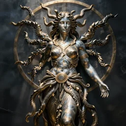 medusa, hd photorealistic image