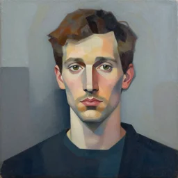 painting, by alexander rostov!!, ( stylized )