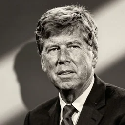 a photograph of john f kennedy by chuck close