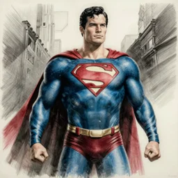 iconic superman penciled by jim lee
