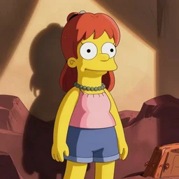 amazing detail Lisa Simpson in Fury Road