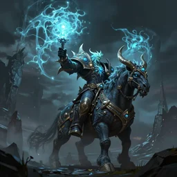 mount epic dark riding talbuk screenshot world of warcraft mounts worldboss bioluminecant light concept sketch art and by feng zhu alena aenami artworks in 4 k beeple, by thomas kinkade heartstone overwatch blizzard 3 d rtx hdr