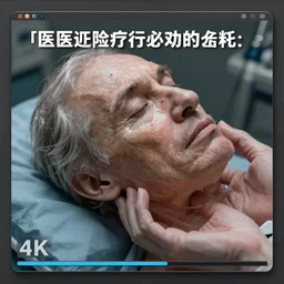 Medical definition of death, 4k, post-processing