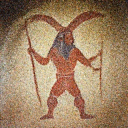 great horned shaman, prehistoric cave art