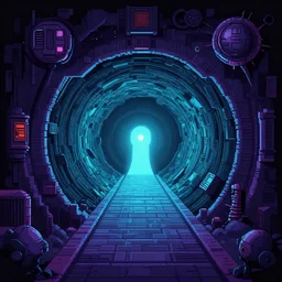 The Oblivion Machine opening a portal to The Void. Hyperdetailed. Behance. SNES.