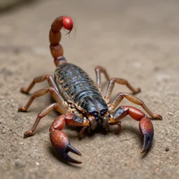 a feline scorpion - cat - hybrid. animal photography,