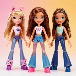 bratz if they were a part of mattel