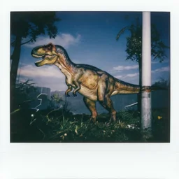dinosaur polaroid