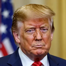 president donald trump's head golden section cool hairstyle