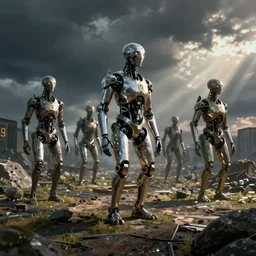 a tribe of isolated cyborgs photographed by national geographic