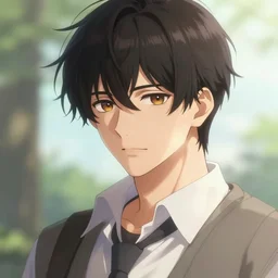 detailed beautiful male character art of a protagonist, depth of field, on artists amino, artists reddit by sakimichan patreon, wlop, weibo high quality art on artstation