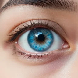 a human eye as portal to another dimension