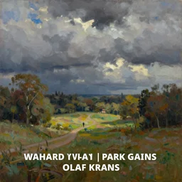 beautiful oil painting of wiley park galva by olaf krans