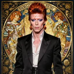 david bowie as riff raff in rocky horror picture show, smooth, sharp focus, intricate, elegant, artgerm, alphonse mucha, trending on deviantart