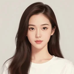 portait 2 5 years cecilia cheung centred, very long hair, hd, hyperdetailed illustration by irakli nadar, intricate linework, bright colors, octopath traveler, final fantasy, unreal engine 5 highly rendered, global illumination, radiant light