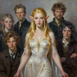 Beautiful high elf queen, 4k oil on linen by wlop, artgerm, andrei riabovitchev, nuri iyem, james gurney, james jean, greg rutkowski, highly detailed, soft lighting 8k resolution