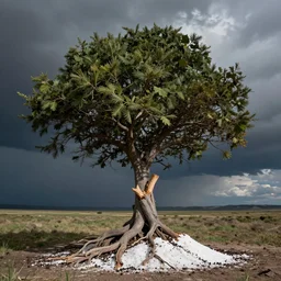 tree that splits salt and pepper