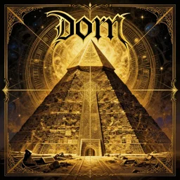 iconic melodic death metal album cover artwork, in style of Doom, in style of Midjourney, anunnaki and the pyramid theme insanely detailed and intricate, golden ratio, elegant, ornate, unfathomable horror, elite, ominous, haunting, matte painting, cinematic, cgsociety, Andreas Marschall, James jean, Noah Bradley, Darius Zawadzki, vivid and vibrant