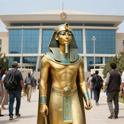 photograph of a modern day sumerian soldier from uruk visiting the un embassy, alternate history