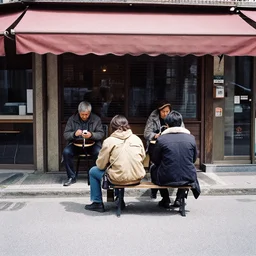 Candid Street Photography. Kodak Ektachrome E100G