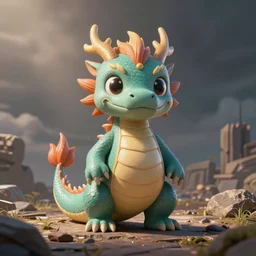 cute cartoon dragon surrealistic, extremely detailed, sharp focus, wide view, full body shot, smooth, digital illustration, by craig mullins, james jean, by rossdraws, frank franzzeta, mcbess, sakimichan, brosmin, danton fadeev, steve simpson