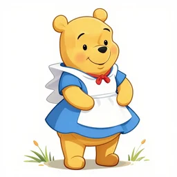 alice in wonderland style winnie the pooh octane re der 8 k