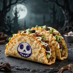 An extremely spooky gothic Taco Bell