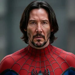 Keanu Reeves as spiderman , film still, muscle extremely detailed, fantastic details full face, mouth, trending on artstation, pixiv, cgsociety, hyperdetailed Unreal Engine 4k 8k ultra HD,  WLOP