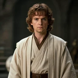 frodo as jedi master, dramatic lighting,