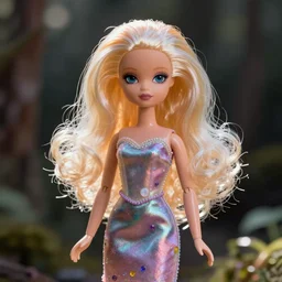 ugly creepy Barbie doll, ethereal volumetric light, sharp focus