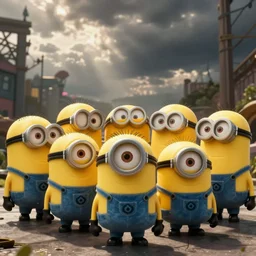 fight club!!!!, fight club!!!! (((the minions))), movie still, directed by David fincher