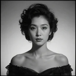 an x - ray portrait of an elegant lady