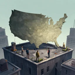photo the last us environement part 2 : 2 rooftop : 4 4 k rtx hdr volume light concept studio matte painting digital illustration fanart artstation by eytan zana and balazs agoston, jad saber, aaron limonick, pablo dominguez and florent lebrun and robby johnson