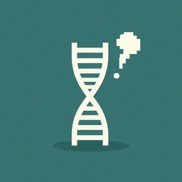 minimalist ui art icon for a dna molecule disappear in a smoke, by kilian eng, lois van baarle, flat, artstation, behance, pixel, minimalist, triadic color scheme, screen print, vintage 1 9 6 0 s print