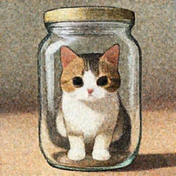 a cat in a jar, Yoji Shinkawa