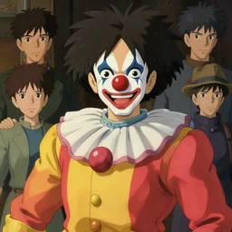 bozo the clown, portrait shinkai makoto studio ghibli studio key hideaki anno sakimichan stanley artgerm lau rossdraws james jean marc simonetti elegant highly detailed digital painting artstation pixiv