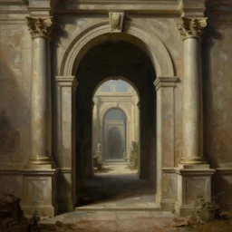 portal into another world, realistic painting, classical painting, high definition, digital art, matte painting, very detailed, realistic