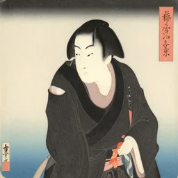 a japanese ghost. shin hanga and kawanabe kyosai and cory loftis and rossdraws and wlop and jung gi kim rule of thirds