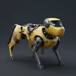 robot dogs, coriolios rpg art style, full of details, dark sci - fi, matte painting, artstation, 8 k, hyperrealistic, style of peter mohrbacher