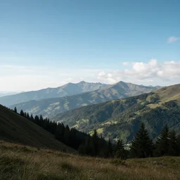 wide angle of a mountains landscape by michal karcz