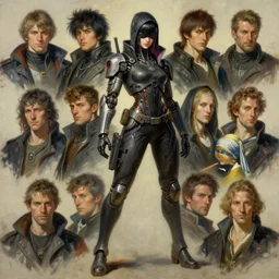 full character portrait max mad cyberpunk, machinist tech assassin girl character design, painting by gaston bussiere, katsuya terada, nc wyeth, greg rutkowski, craig mullins, vermeer, frank frazetta, tom of finland, trending on artstation, jeffery catherine jones
