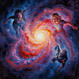 Cosmic mess  by Alex Pardee and Nekro and Petros Afshar, and  James McDermott,unstirred paint, vivid color, cgsociety 4K