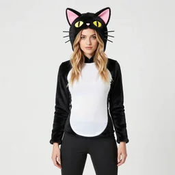 sanna marin wearing a cat custome