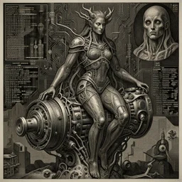 arboreal deity by jeffrey smith and wlop and gustave dore, featuring engine, circuitry, code, binary, cryptonomicon, dmt entity, ambient occlusion, 3 d concept render, scientifically accurate, artstation, intricate, beautiful, look at that detail!