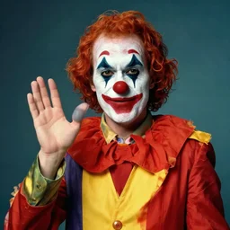 jordan peterson dressed as a clown