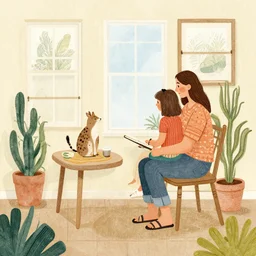 illustration by mandy jurgens